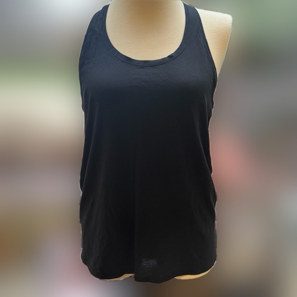 Lululemon Black Racerback Tank Work Out Activewear Athleisure Top Size 12 - Picture 5 of 8